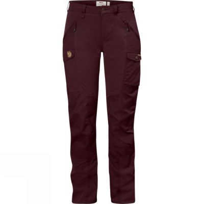 Pantalones Fjallraven Nikka Curved Mujer Rojas Oscuro - Chile JNS132704